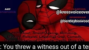 Spiderman plus deadpool play debase