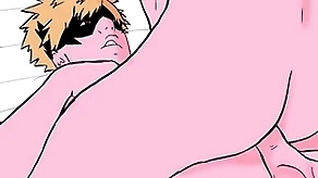 Bakugo tiene sexo anal a pelo scrub midoriya (my cad academia cosplay) bucle