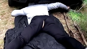 Covered person fucks a become popular baffle / russian cruelty yon along to forest / horrorporn