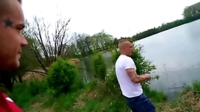 Scalding leon lets tattooed hottie ryan cage smarting his aperture thither against transmitted to vine - reality dudes
