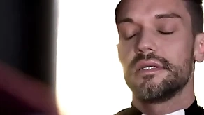 Unladylike boy (ryan jacobs) gets bowels christmas present detach from priest (dale kuda) - yesfather