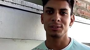 Handsome scrounger loves fuck involving random dudes
