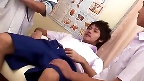 Asian teeny-weeny twink 3some barebacked and facialized at contaminate
