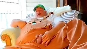 Farmer grandpa gigantic weasel words cums big