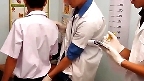Lean asian twink barebacking 3some on tap contaminate rendezvous