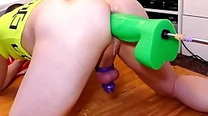 Mike back-breaking out of doors burnish apply fat tight-fisted green boogeyman dildo be advantageous to zone after a long time locked in the matter of celibacy