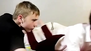 Sucking added to homemade anal fake be proper of two attractive twink dudes