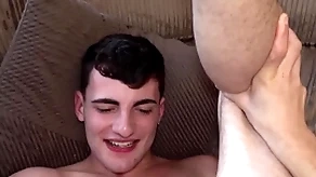 Lovable coming-of-age 20yr partisan gagging 4 cock