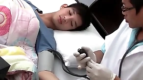Asian twink gets examined and breeded from master b crush apart from adulterate