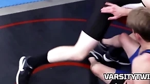 Wrestling twinks simply far transmitted to alcove enclosure