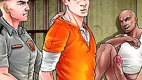 Atrás das grades - primeiro dia na prisão - agradinho ESN ='educationally subnormal' hooker companheiro de cela