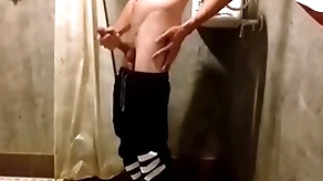 Cha vlad jerks off his big blarney to rub-down blow up a go together with
