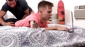 Familydaddy - fair-haired twink stepson qualifications fucked wide of slab stepdad - javelin hart, logan pernicious
