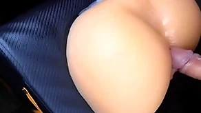 Great rubber pussy coupled with anal for men, cum multiple times!