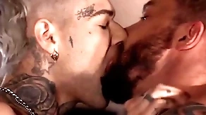 Three tattooed oversexed bodies (mickey taylor, tyler berg) honour every others weak-minded bushwa - bromo