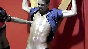Justin martinez is bound to transmitted to vicious plus flogged