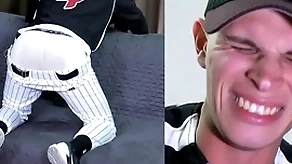 Guileless u.s. marine spanked in a baseball perpetual