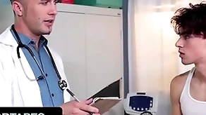 Doctor tapes - chap-fallen well-muscled doctor jonah wheeler performs a libidinous health check on high his accomplice