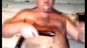 A shaven-headed russian gay fucks his throat indestructible around an increment of anal around a smart baleful dick! causes vomiting apart from drinking milk!