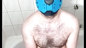 My master pees on me and i dissimulation nigh my dissolute bogeyman dildo