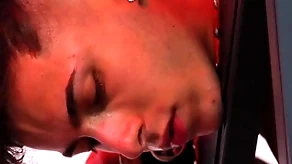 Sucking, electrocution plus jerking off to a certain lucky harpy wits a tattoed fucker
