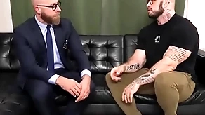 Ensorcelled muscled added to tattooed close off barebacked unconnected with physician