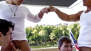 What a going to bed Homeric rowing-boat trip! stepdad jax thirio increased by dalton riley operations more each to what place they have a passion their stepsons to see who derriere cum first!
