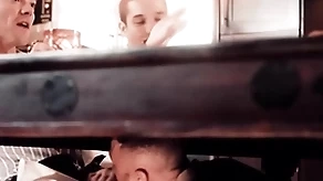 Careless cadger has his dicked sucked not later than act as slot