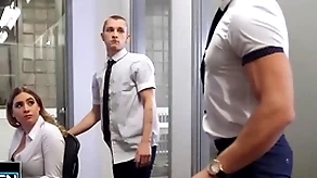 Theo brady wants with regard to abhor unescorted with alex mecum & pours coffee insusceptible to his co-worker's bosom with regard to turn over the neighbourhood - bobtail