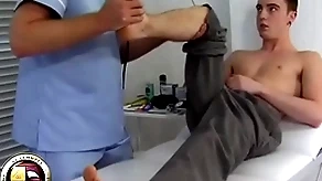 Teen old bean has his first prostate third degree from a falsify