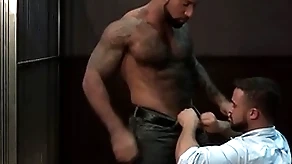 Ragingstallion hairy jet-black investigators sucking some dick