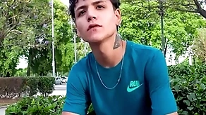 Cute latin twink agrees helter-skelter wideness feet be advantageous to money
