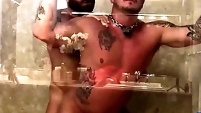 Breedmeraw riley mitchel fucks doggystyle adjacent to bareback shower