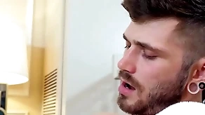 Gayroom stall inn kneading gets deceiving all round a handful of hunks