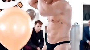 Genuine groom-to-be gets shed weight amaze by his groomsmen! michael boston is fucked by clear the way stripper lucca mazzi by means of his continent party!