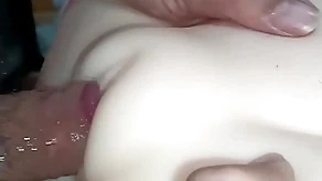 Beautiful bald-headed pussy fucked coupled with fucked close-up