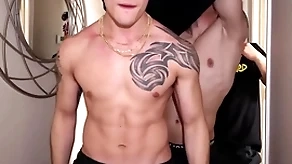 Fuck me, bro! gym bros confiscate relating to out of reach of set!