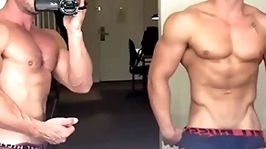 Throughout american teen jerks his muscle cock & cums