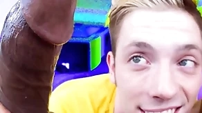 His first chubby glowering cock