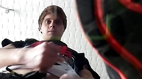 Pov: hot twink makes you worship his sneakers and cums more than you