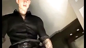 Getting undressed together with talking dirty forwards stroking my mammoth load of shit
