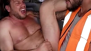 Construction staff member gets tricked buy gay coition